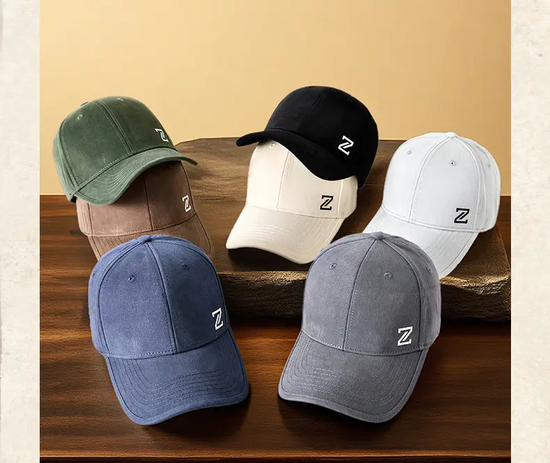 Men's Sanding Wash Cap with Logo — feature 21
