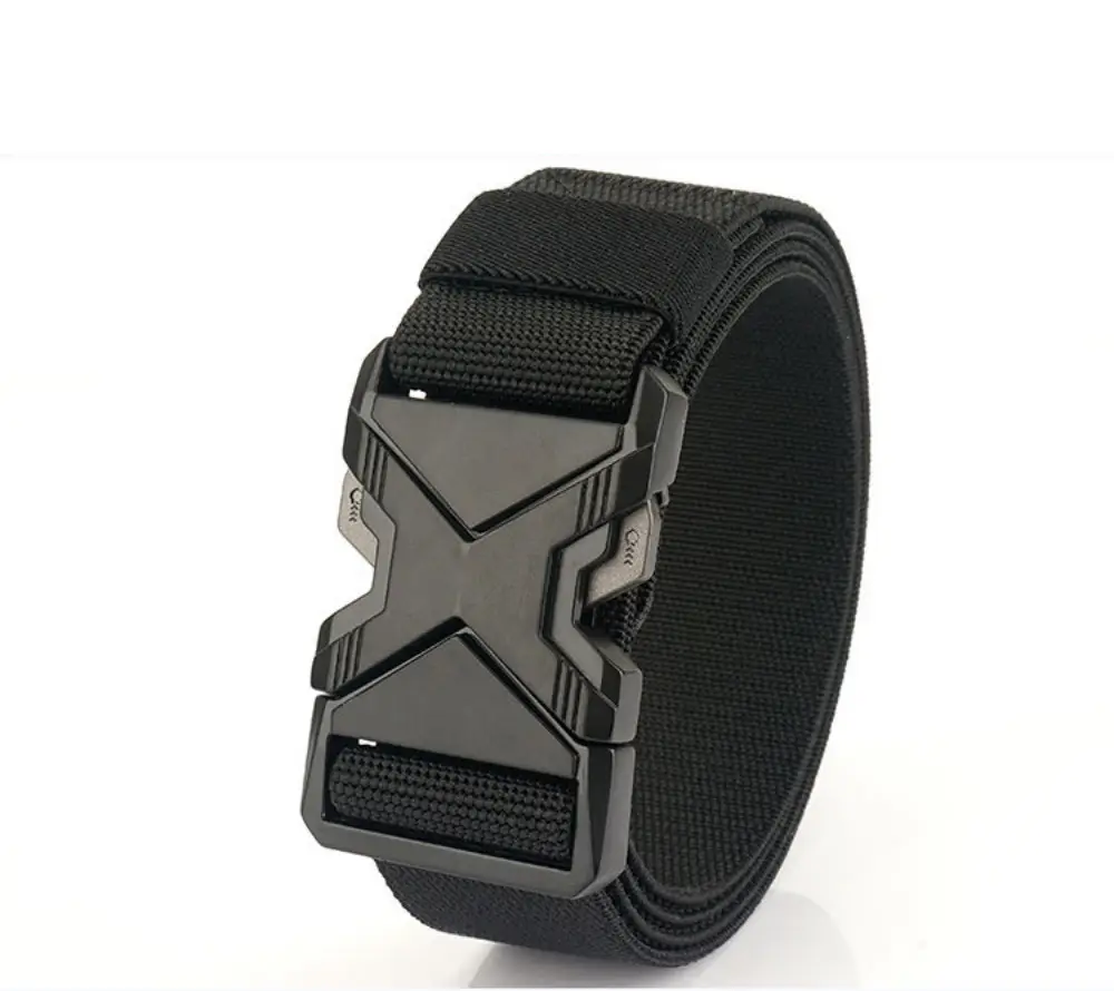 Men's Gray Tactical Nylon Belt with Quick-Release Buckle — feature 18
