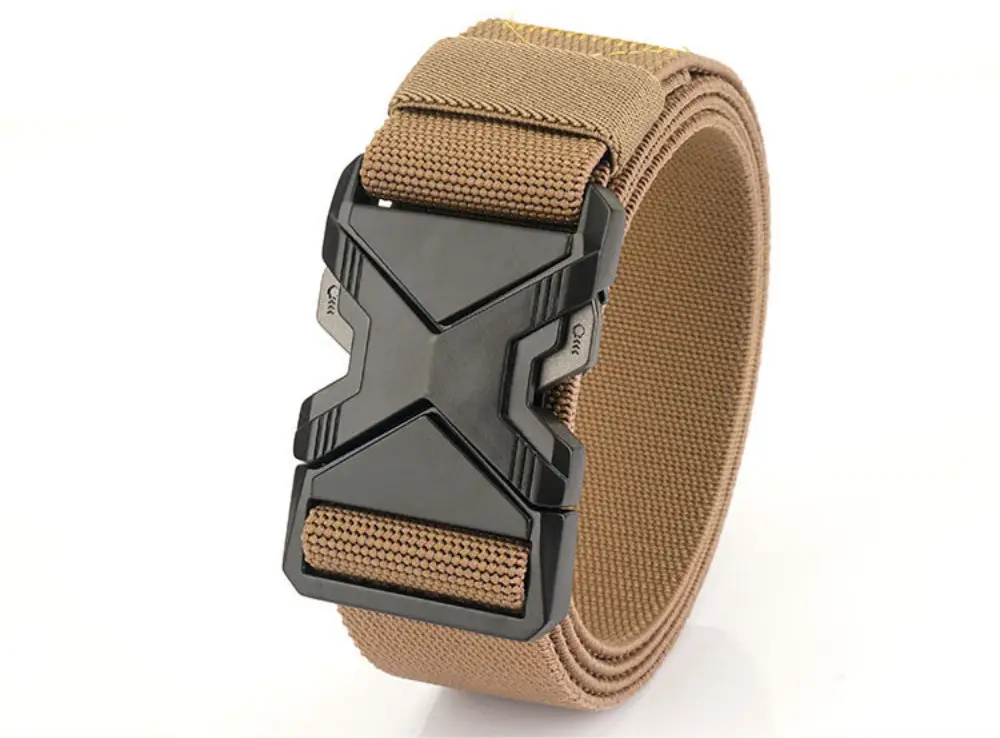 Men's Gray Tactical Nylon Belt with Quick-Release Buckle — feature 21