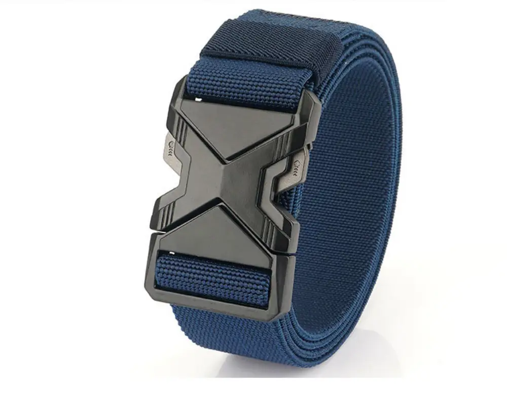 Men's Gray Tactical Nylon Belt with Quick-Release Buckle — feature 22