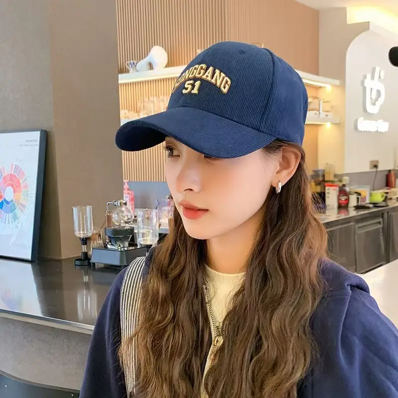 Korean-style Embroidered Baseball Cap Women Winter Casual — feature 5