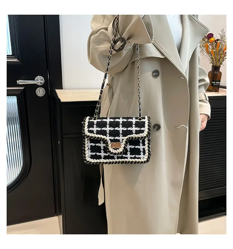 Korean Style Wool Chain Small Square Bag 2024 — feature 15