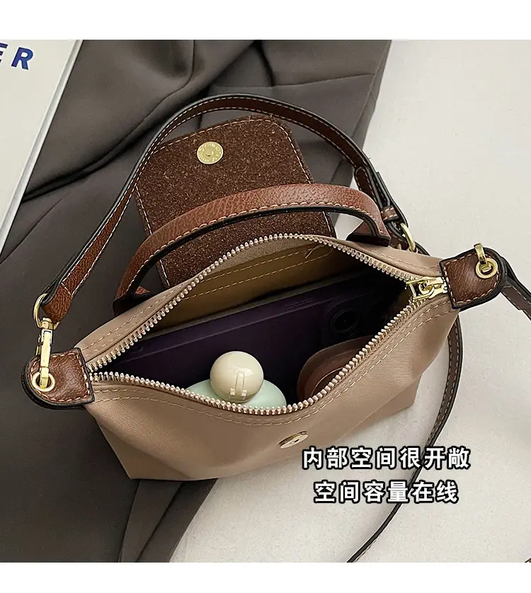 Retro Brown Nylon Crossbody Bag for Women 2025 — feature 10