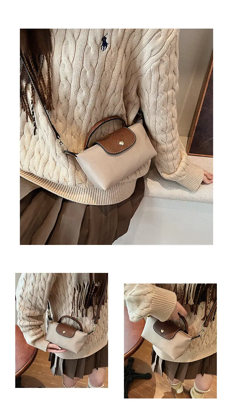 Retro Brown Nylon Crossbody Bag for Women 2025 — feature 12