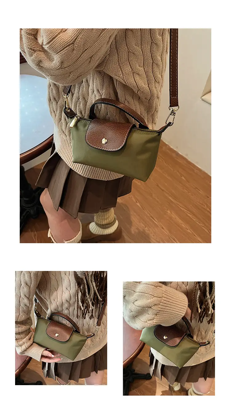 Retro Brown Nylon Crossbody Bag for Women 2025 — feature 13