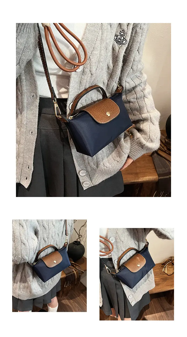 Retro Brown Nylon Crossbody Bag for Women 2025 — feature 19