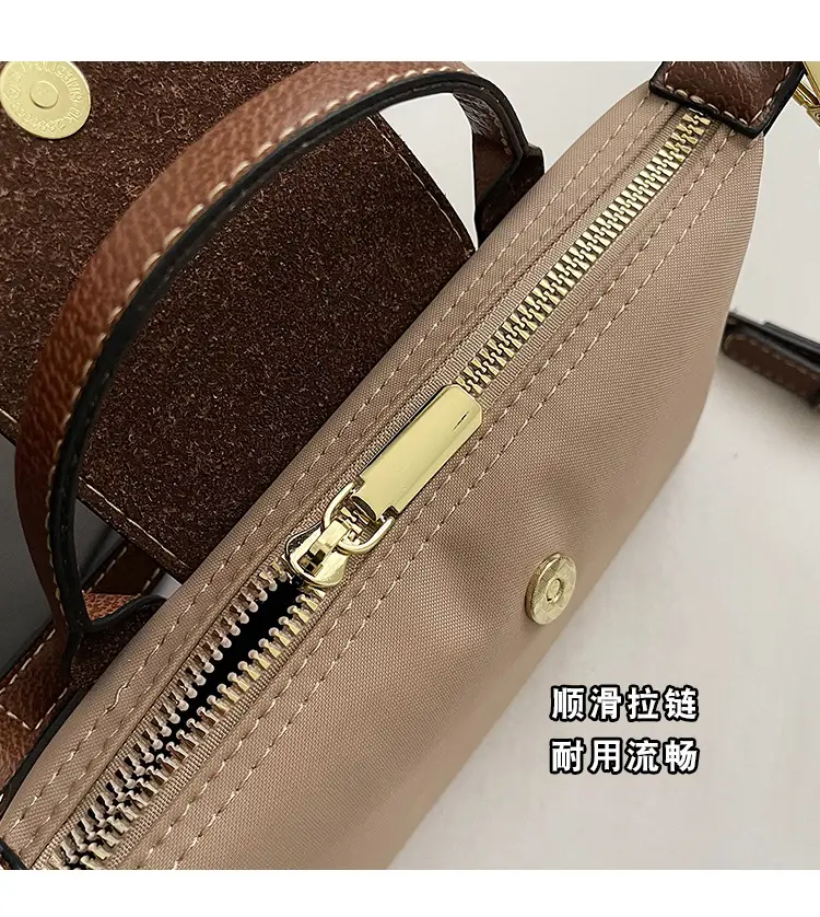 Retro Brown Nylon Crossbody Bag for Women 2025 — feature 7