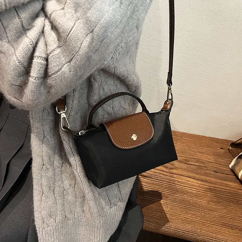 Retro Brown Nylon Crossbody Bag for Women 2025 - Image 4