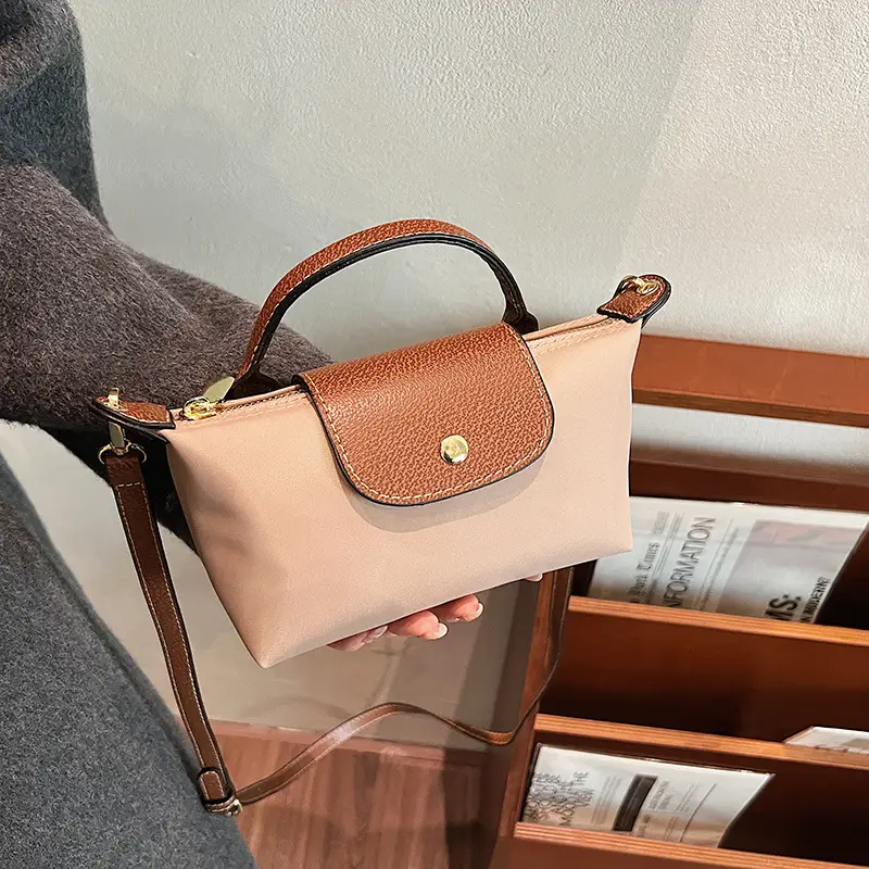Retro Brown Nylon Crossbody Bag for Women 2025 - Image 6