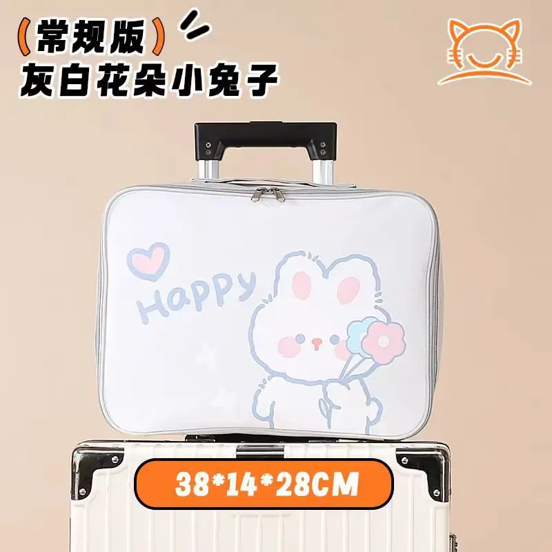 Cute Bear Print Large Capacity Travel Bag - Image 9