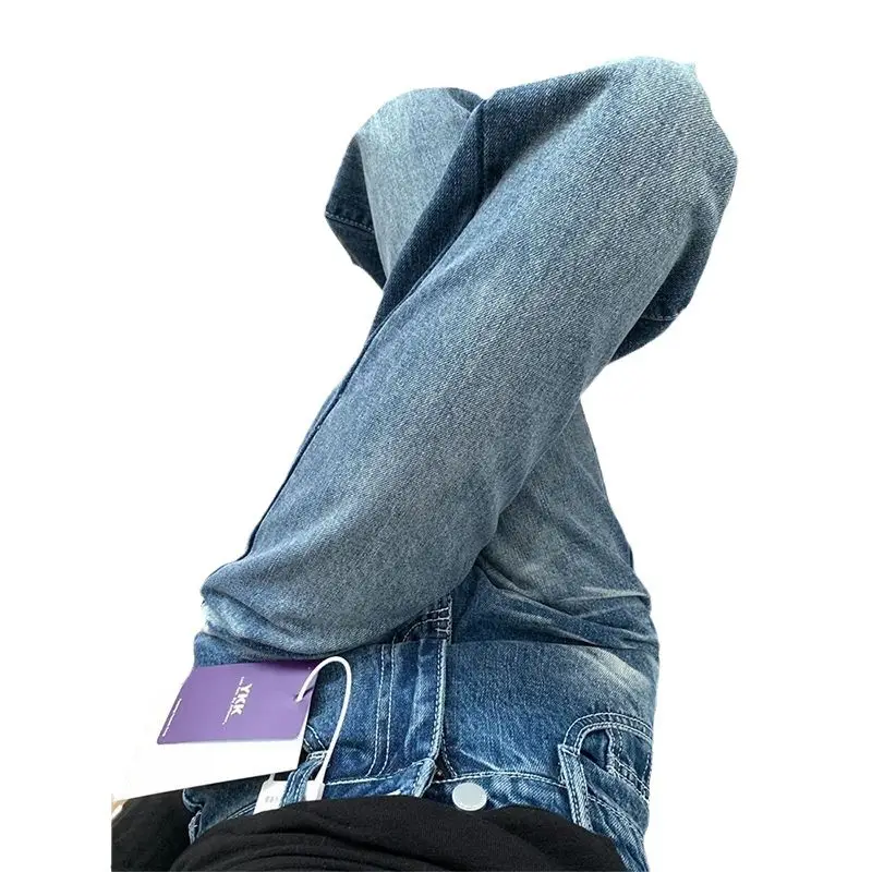Dark Blue Wide Leg Jeans for Women 2024