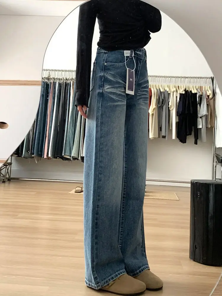Dark Blue Wide Leg Jeans for Women 2024 — feature 3