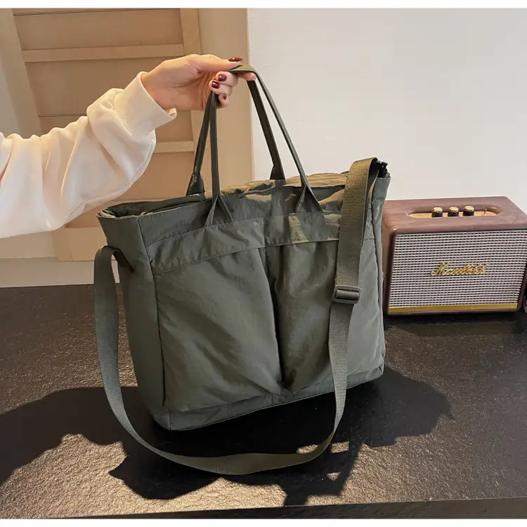 Women Street Style Shoulder Crossbody Bag Olive Green — feature 22