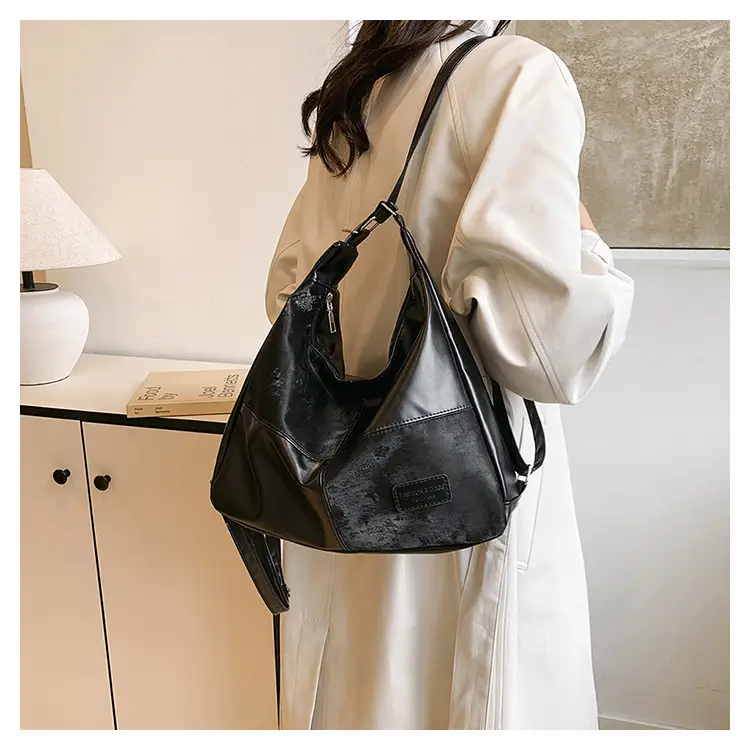 Women's Multifunctional Tote Bag Brown Leather — feature 16