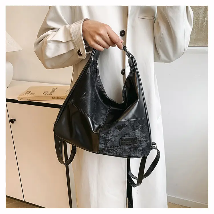 Women's Multifunctional Tote Bag Brown Leather — feature 17