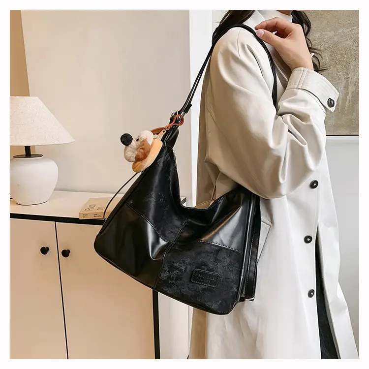 Women's Multifunctional Tote Bag Brown Leather — feature 19