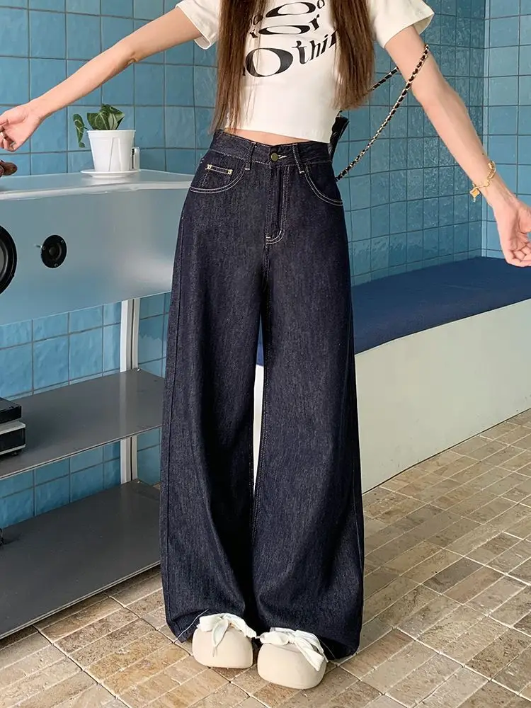 Dark Blue Wide Leg Jeans for Women 2024 — feature 2