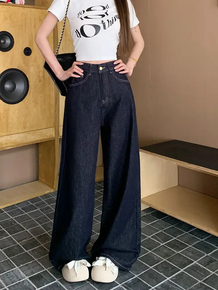 Dark Blue Wide Leg Jeans for Women 2024 — feature 3