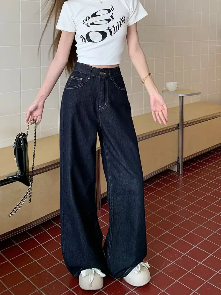 Dark Blue Wide Leg Jeans for Women 2024 — feature 4