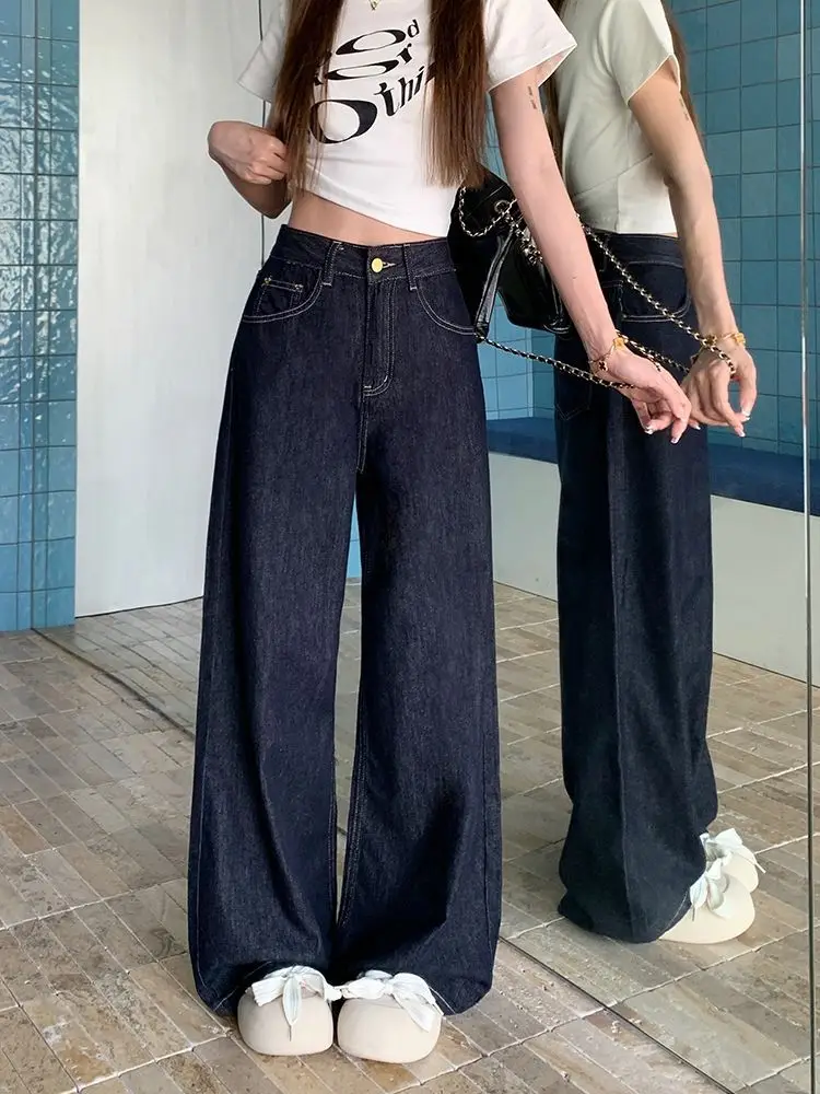 Dark Blue Wide Leg Jeans for Women 2024 — feature 5
