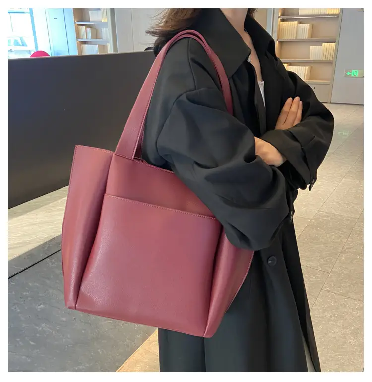 Women's Beige Tote Bag Large Capacity Casual Shoulder Bag — feature 16