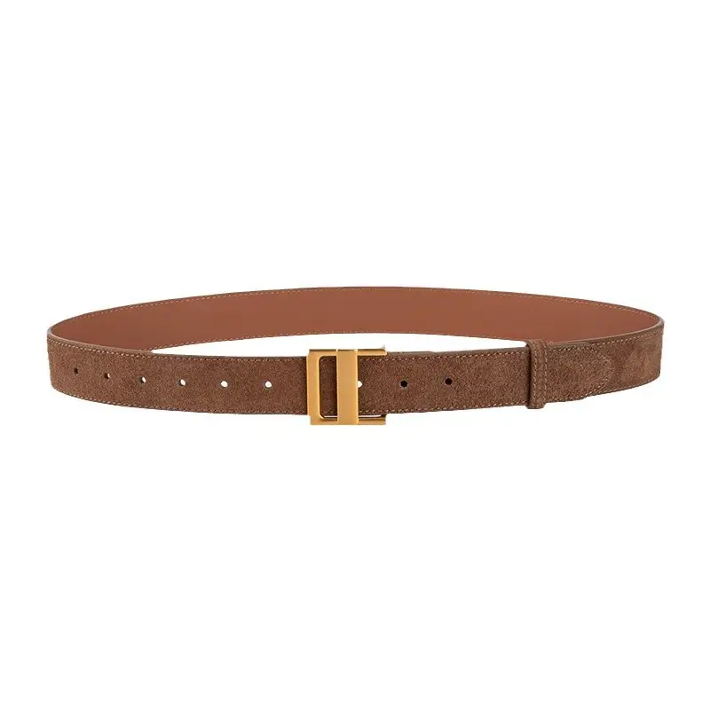 Women's Cross-Country Matte Belt with Gold Buckle - Image 19
