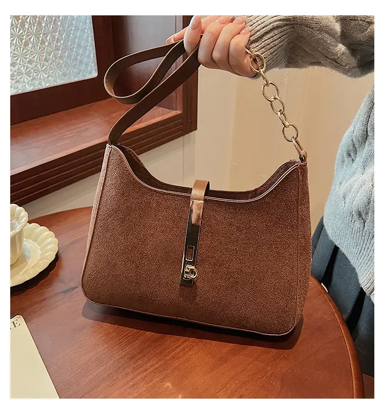 Brown Korean Style Shoulder Bag for Women 2024 — feature 1