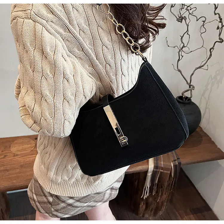Brown Korean Style Shoulder Bag for Women 2024 — feature 17
