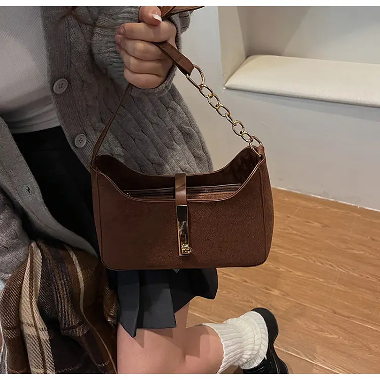 Brown Korean Style Shoulder Bag for Women 2024 — feature 7