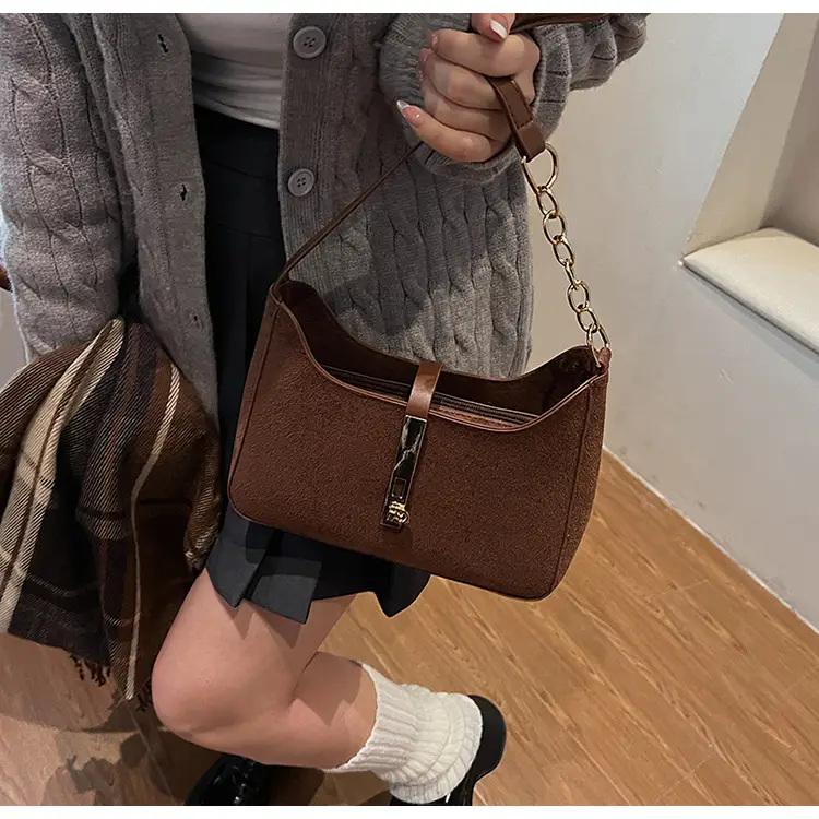 Brown Korean Style Shoulder Bag for Women 2024 — feature 8