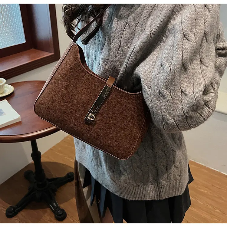 Brown Korean Style Shoulder Bag for Women 2024 — feature 9
