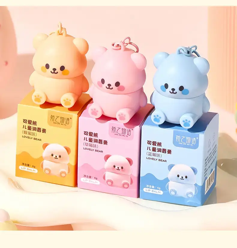 Jiao Bear Colorless Lip Balm for Kids — feature 15