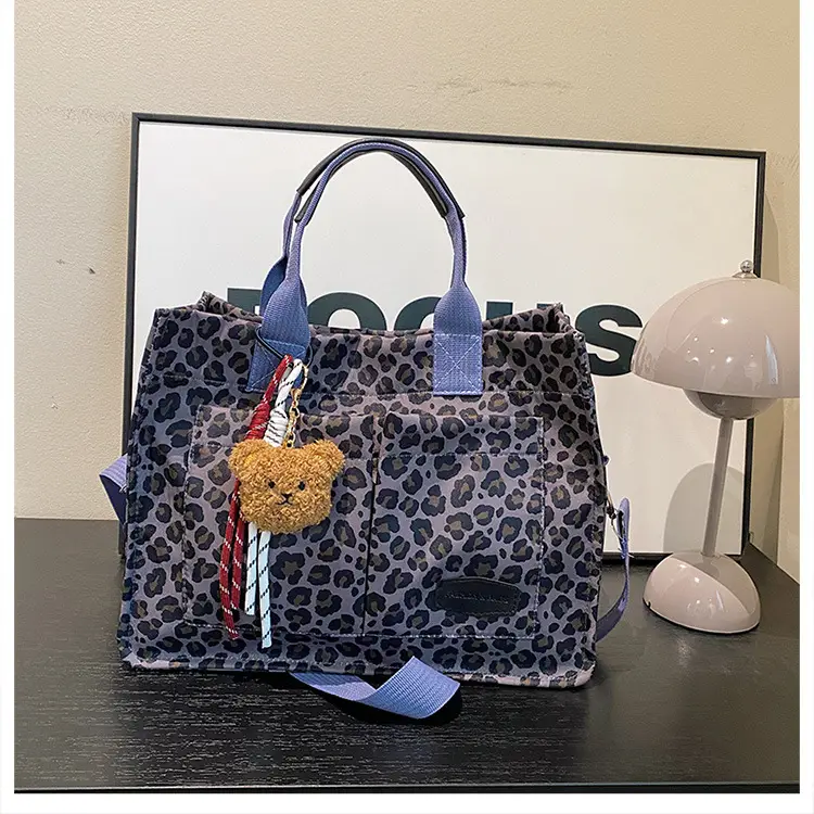 Leopard Print Large Shoulder Bag for Women — feature 13