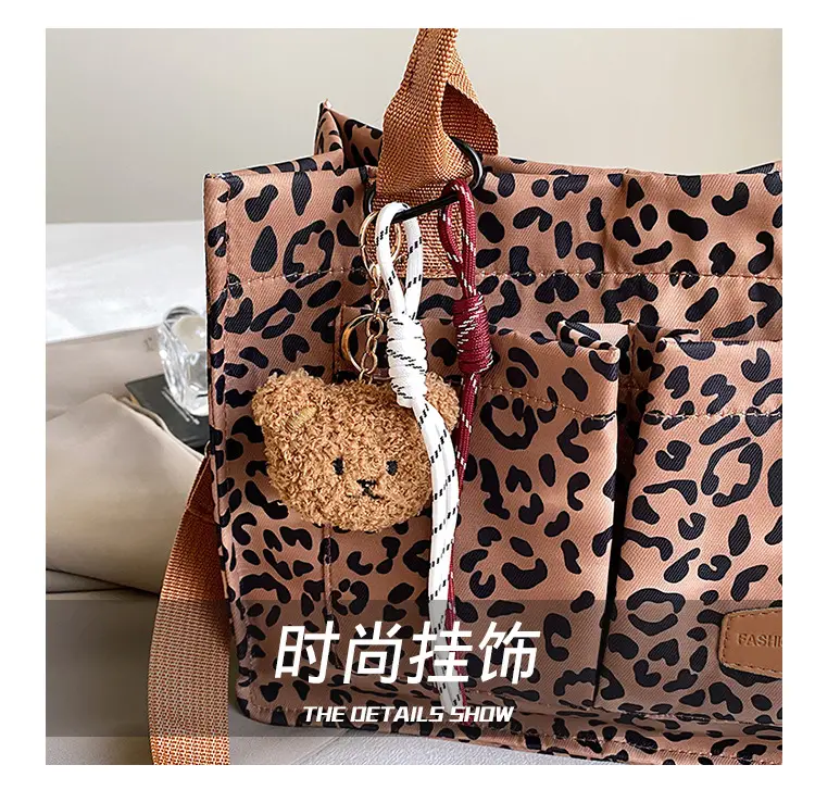 Leopard Print Large Shoulder Bag for Women — feature 5