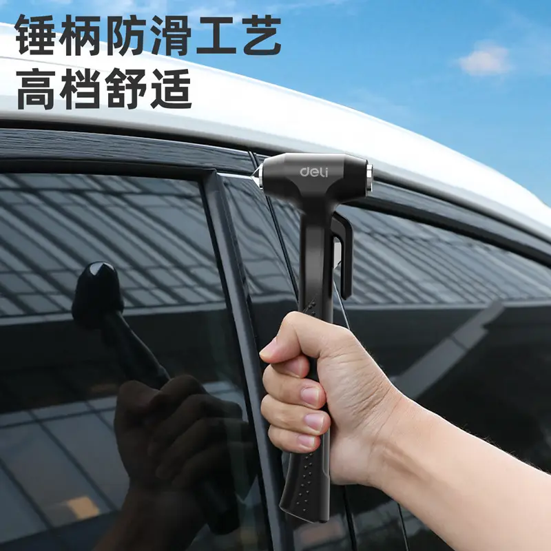 Safety Hammer for Car Seat Breaks Black