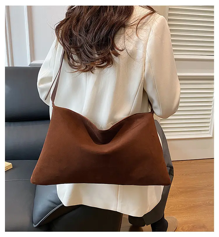 Frosted Commuter Shoulder Bag Women Winter New — feature 1