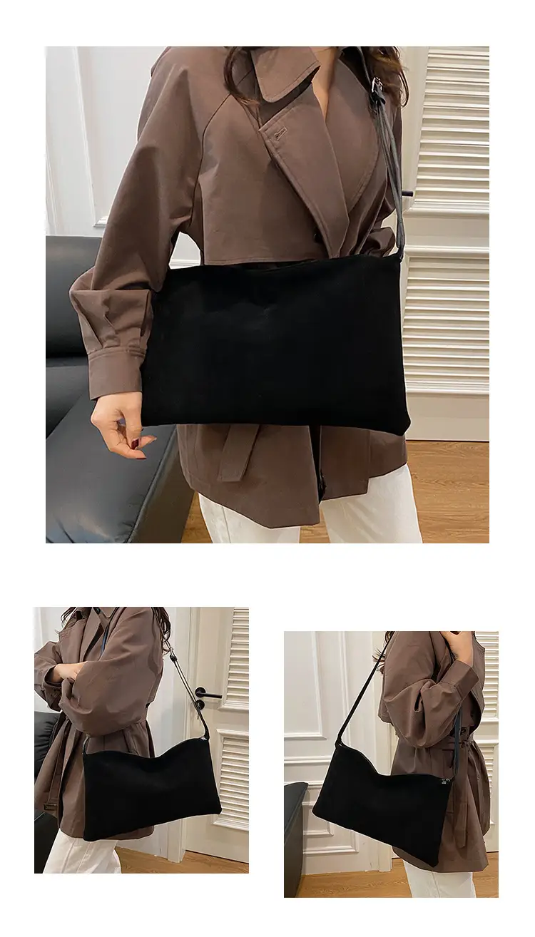 Frosted Commuter Shoulder Bag Women Winter New — feature 12