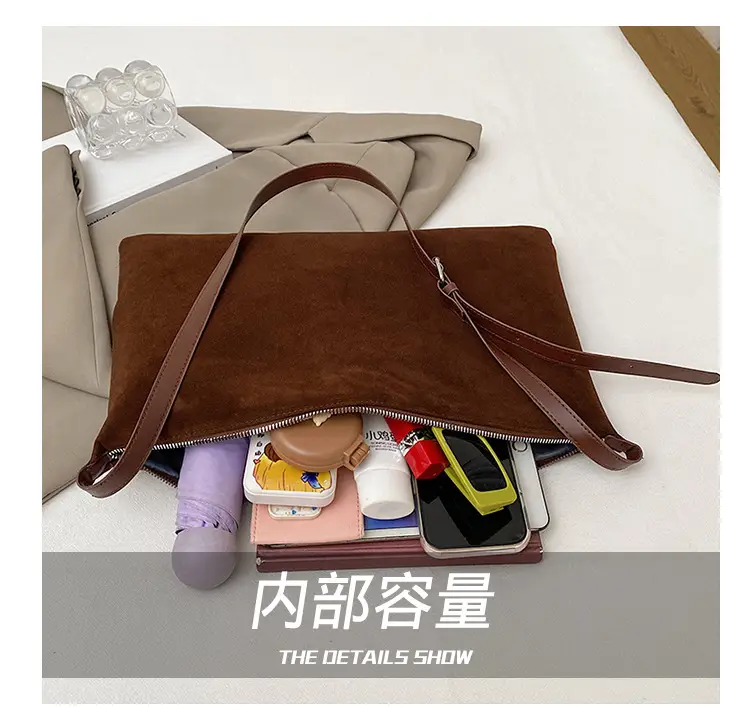 Frosted Commuter Shoulder Bag Women Winter New — feature 3