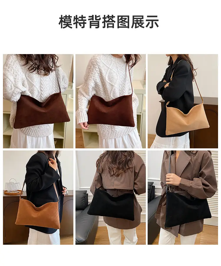 Frosted Commuter Shoulder Bag Women Winter New — feature 8