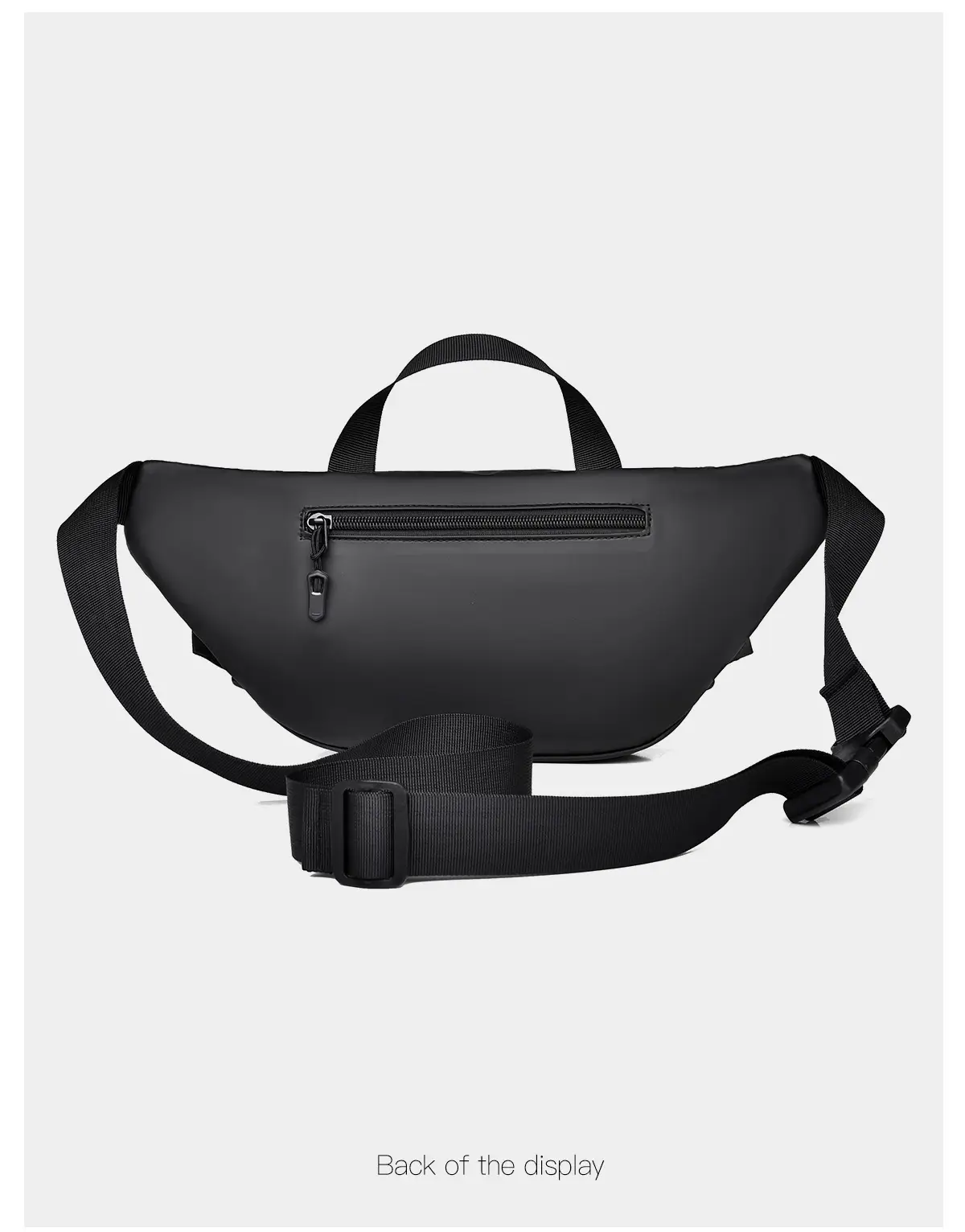 Black Multi-Functional Sports Chest Bag Shoulder Crossbody — feature 18