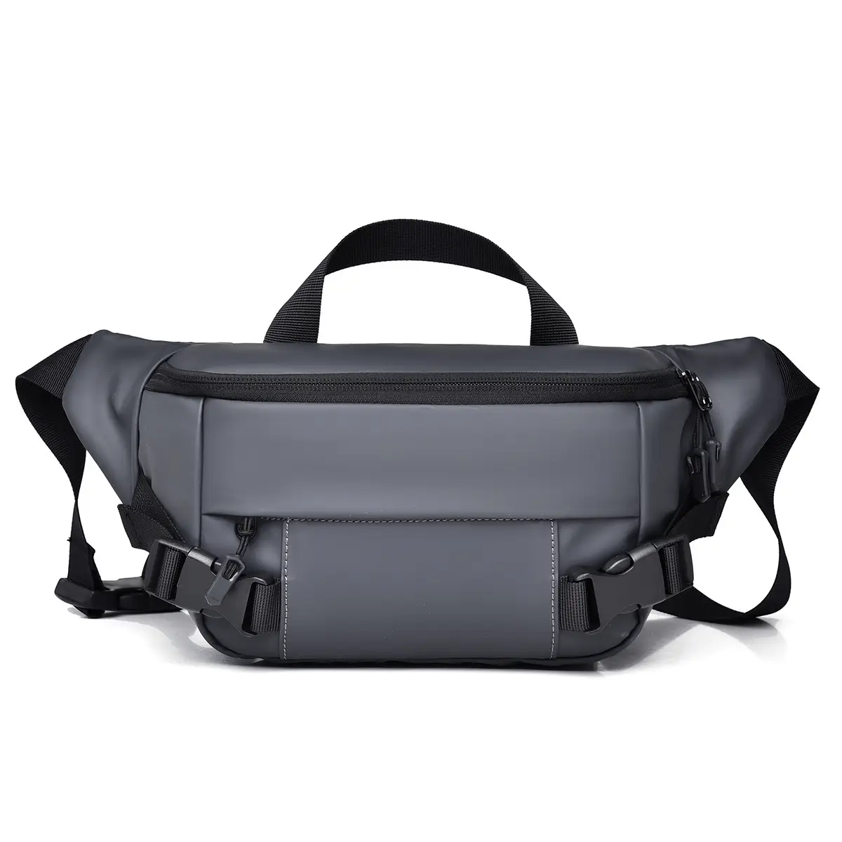 Black Multi-Functional Sports Chest Bag Shoulder Crossbody - Image 2