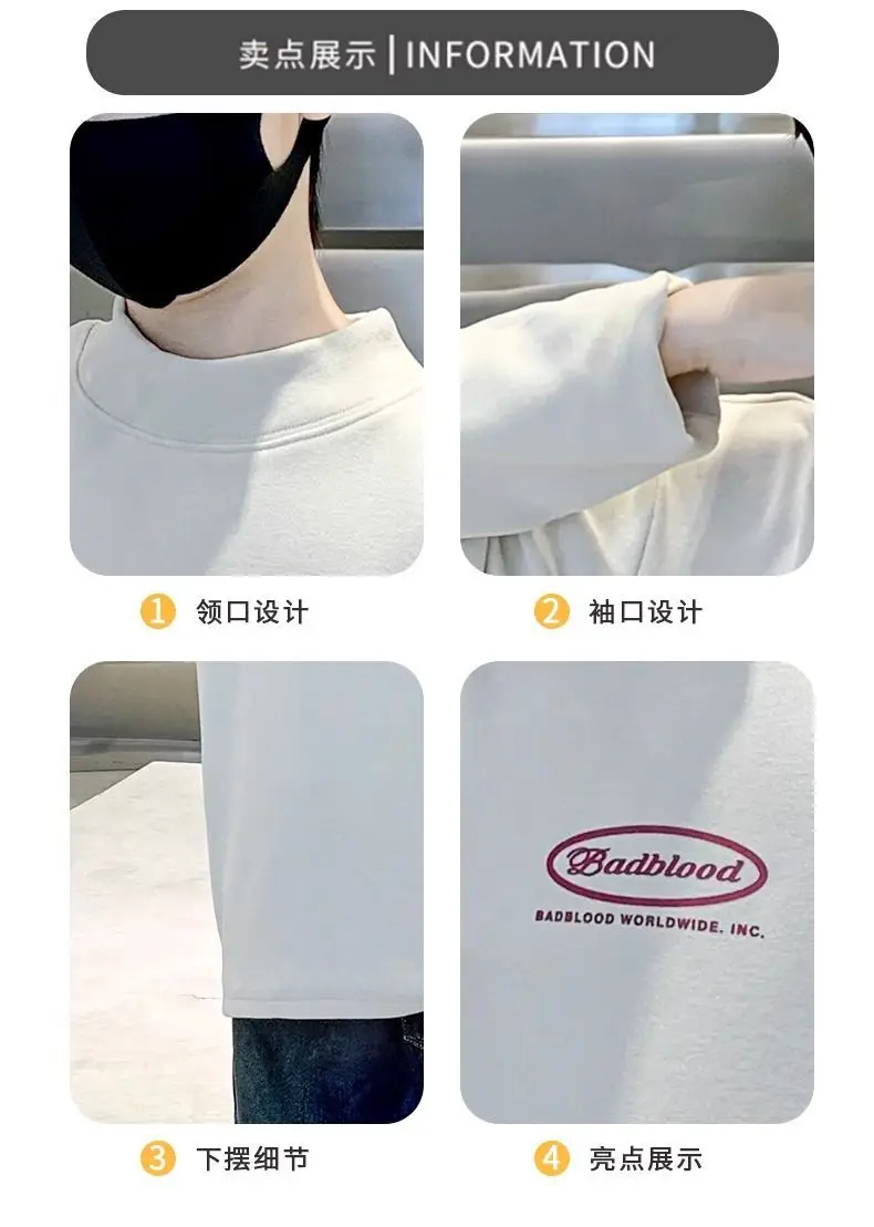 Children's Velvet T-Shirt Black Fleece Warm Winter Top — feature 16