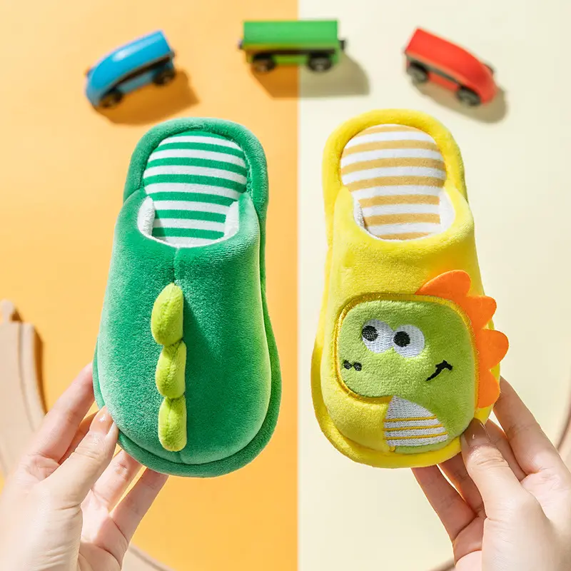 Children's Cotton Slippers 2025 Cute Autumn and Winter Boys and Girls Baby Home Indoor Non-Slip Warm Cotton Shoes Winter