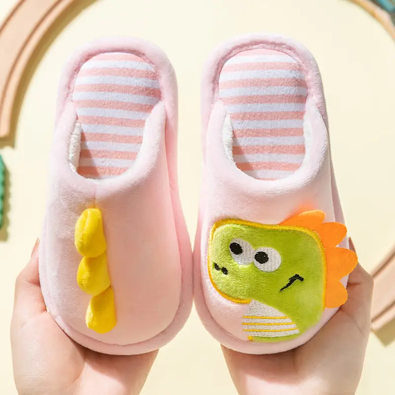 Children's Cotton Slippers 2025 Cute Autumn and Winter Boys and Girls Baby Home Indoor Non-Slip Warm Cotton Shoes Winter