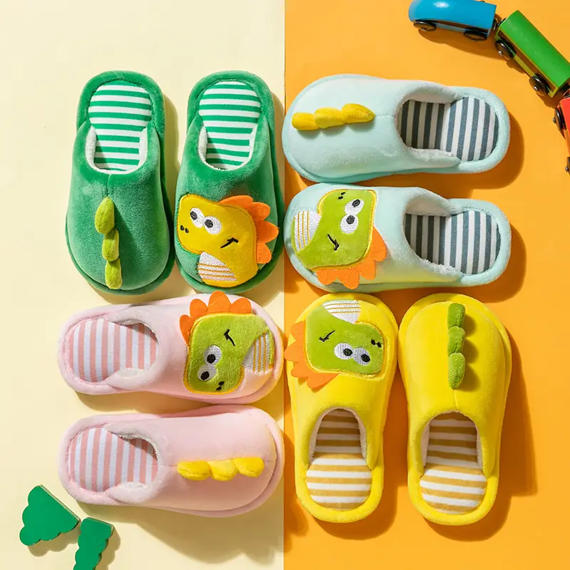 Children's Cotton Slippers 2025 Cute Autumn and Winter Boys and Girls Baby Home Indoor Non-Slip Warm Cotton Shoes Winter — feature 7