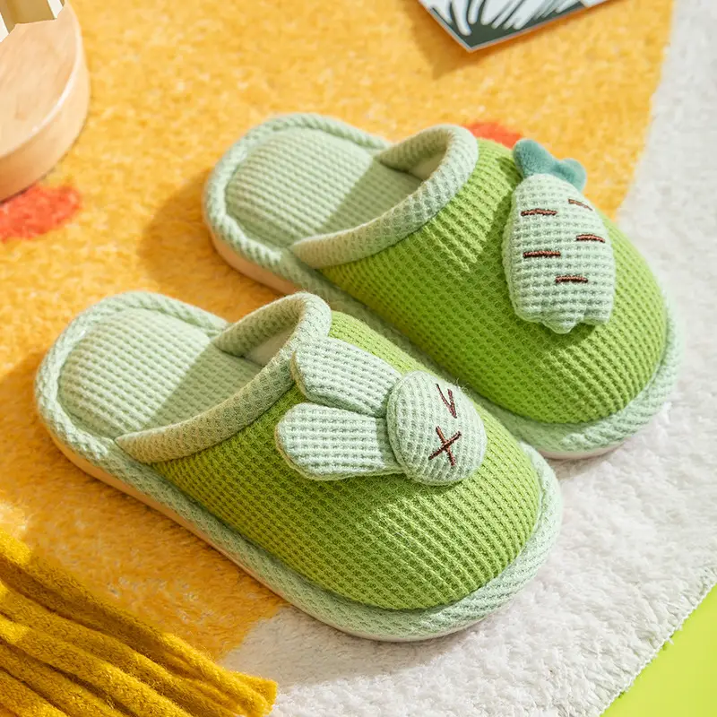 Children's Cotton Slippers 2025 Cute Autumn and Winter Boys and Girls Baby Home Indoor Non-Slip Warm Cotton Shoes Winter