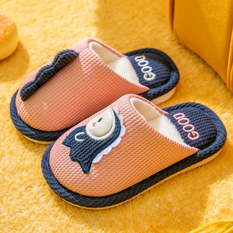 Children's Cotton Slippers 2025 Cute Autumn and Winter Boys and Girls Baby Home Indoor Non-Slip Warm Cotton Shoes Winter