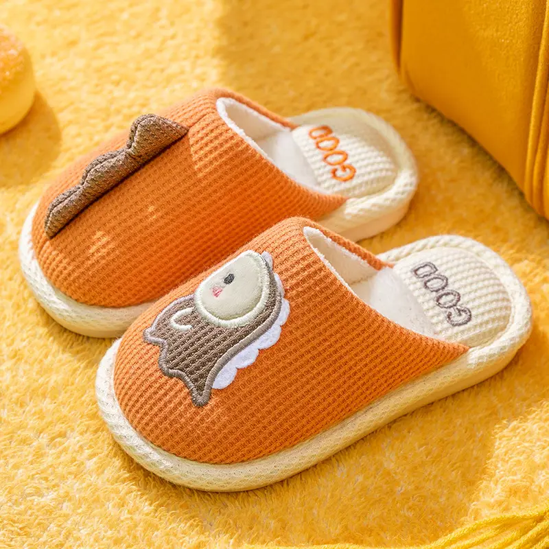 Children's Cotton Slippers 2025 Cute Autumn and Winter Boys and Girls Baby Home Indoor Non-Slip Warm Cotton Shoes Winter