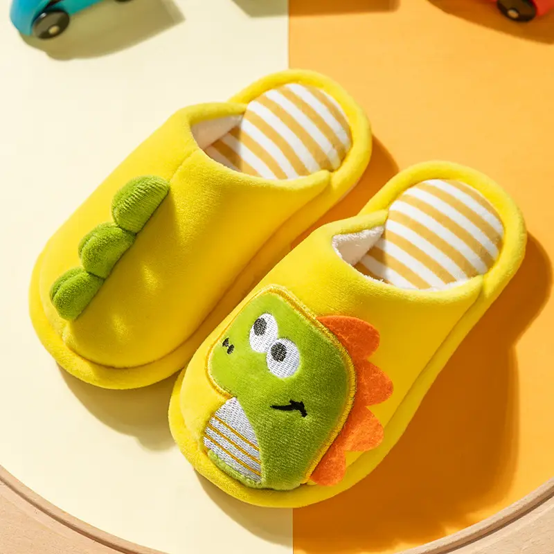 Children's Cotton Slippers 2025 Cute Autumn and Winter Boys and Girls Baby Home Indoor Non-Slip Warm Cotton Shoes Winter