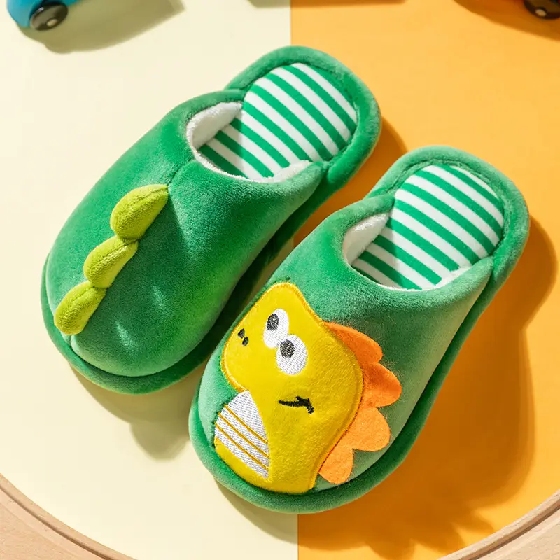 Children's Cotton Slippers 2025 Cute Autumn and Winter Boys and Girls Baby Home Indoor Non-Slip Warm Cotton Shoes Winter